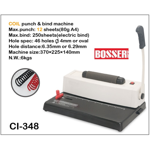 Máy đóng lò xo xoắn ốc BOSSER CI-348