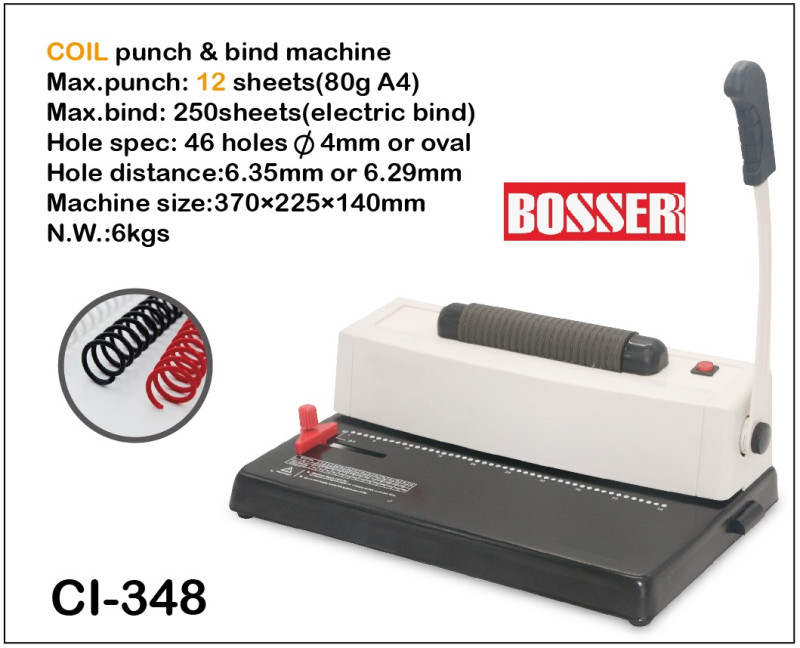 Máy đóng lò xo xoắn ốc BOSSER CI-348 0