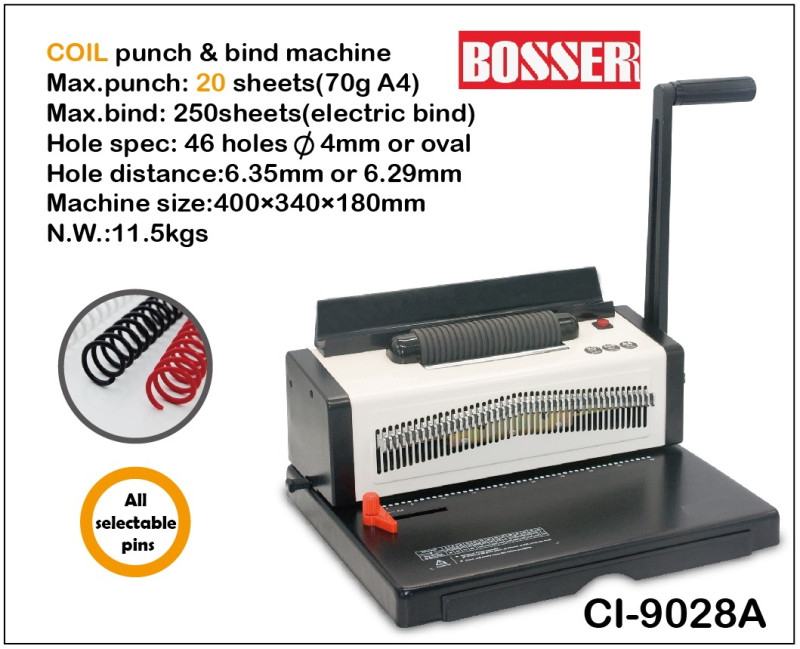 Máy đóng lò xo xoắn ốc BOSSER CI-9028A 0