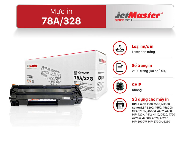Hộp mực in JetMaster 78A/328 0