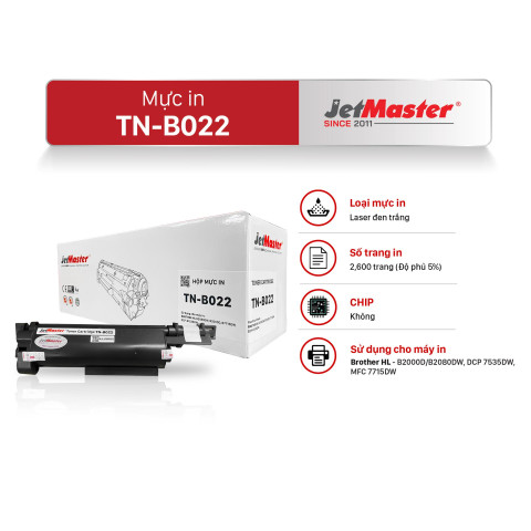 Hộp mực in JetMaster TN-B022/B027