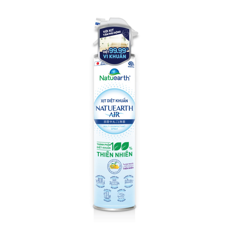 Xịt diệt khuẩn Natuearth air 500ml 0
