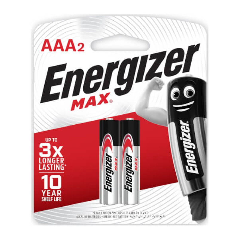 Cặp 02 pin Energizer Max AAA E92 BP2 chính hãng 0