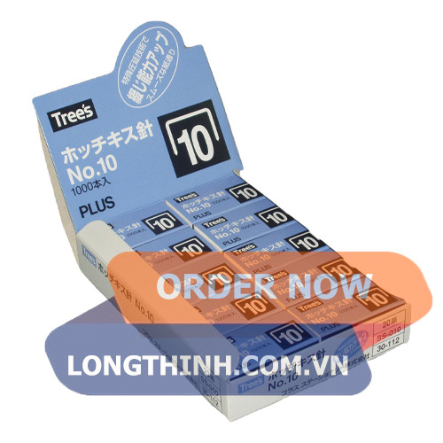 Hộp lớn 20 hộp nhỏ kim bấm số 10/SS-010 Plus 0