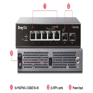 Thiết bị chuyển mạch DrayTek VigorSwitch PQ1070x