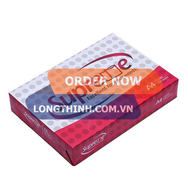 Giấy Supreme A4 70gsm 0