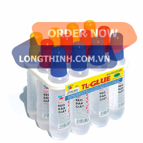 Lốc 12 chai keo dán giấy Thiên Long Điểm 10 G-08