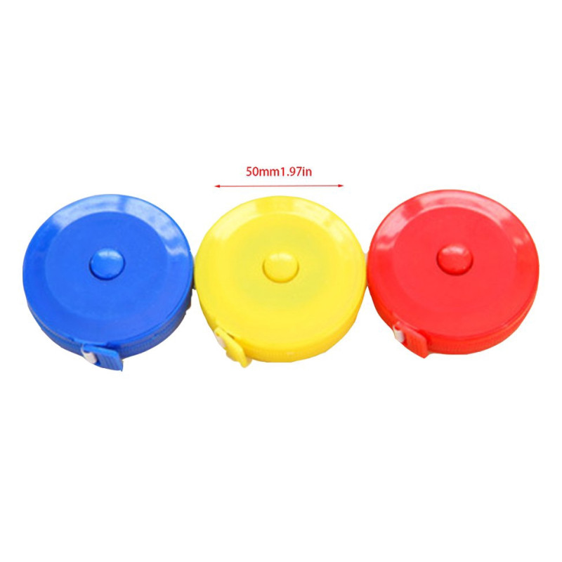 Thước cuộn D&T 150cm có nút bấm 0