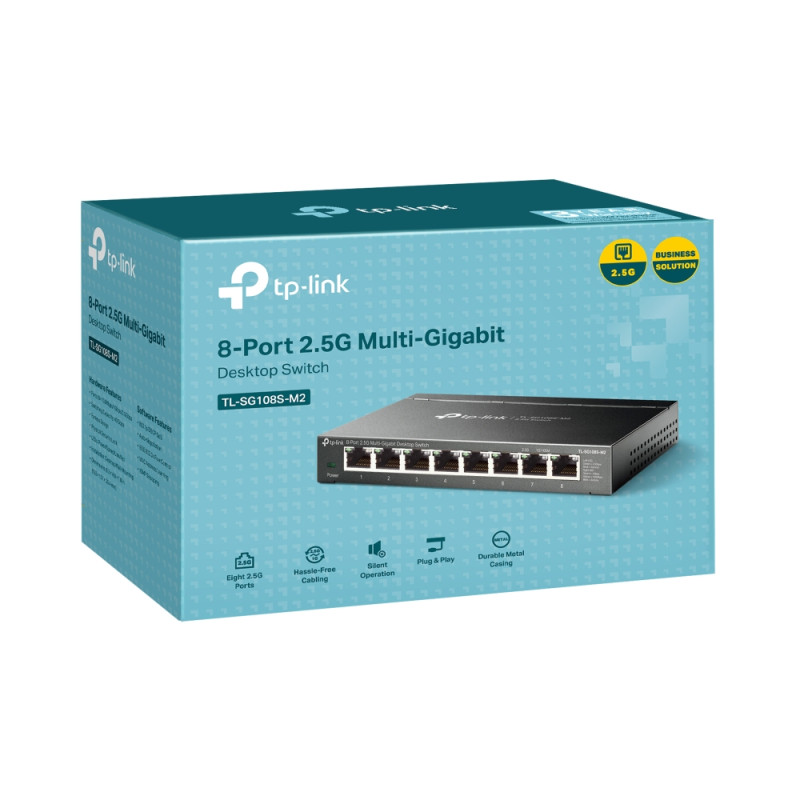 Thiết bị chuyển mạch TP-Link TL-SG108S-M2 8 cổng 2.5G 0