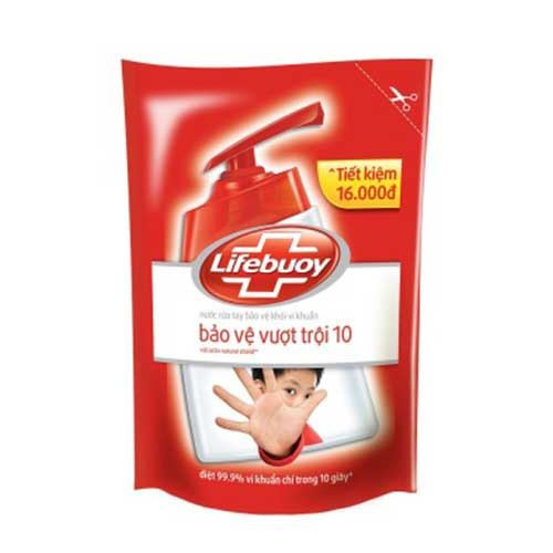 Rửa tay bịch Lifebuoy 400g 0