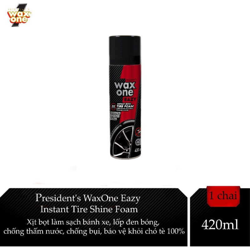 Xịt dưỡng lốp Wax One Instant Shine Tire Foam 420 ml 0