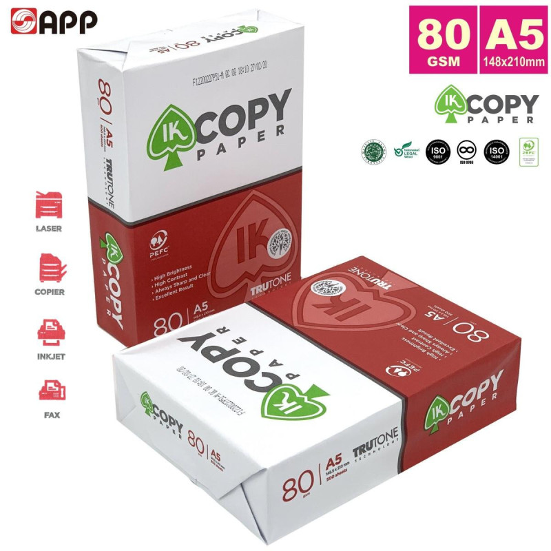 Giấy A5 IK Copy 80gsm 0