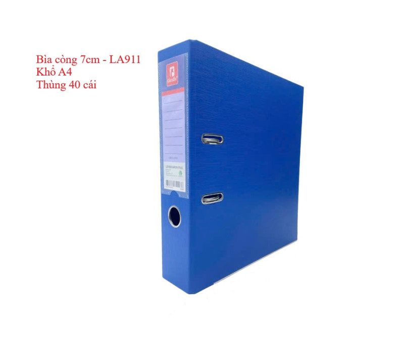 Bìa còng 7cm khổ A4 xanh dương 0