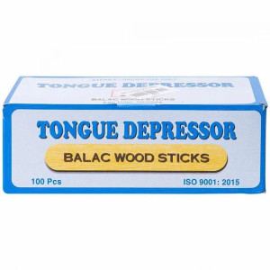 Que đè lưỡi gỗ Balac Wood Sticks - loại nhỏ