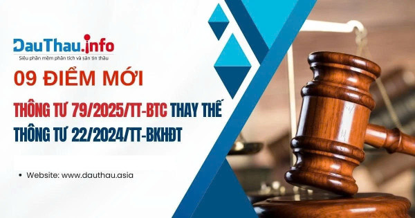 09 điểm mới của Thông tư 79/2025/TT-BTC thay thế Thông tư 22/2024/TT-BKHĐT