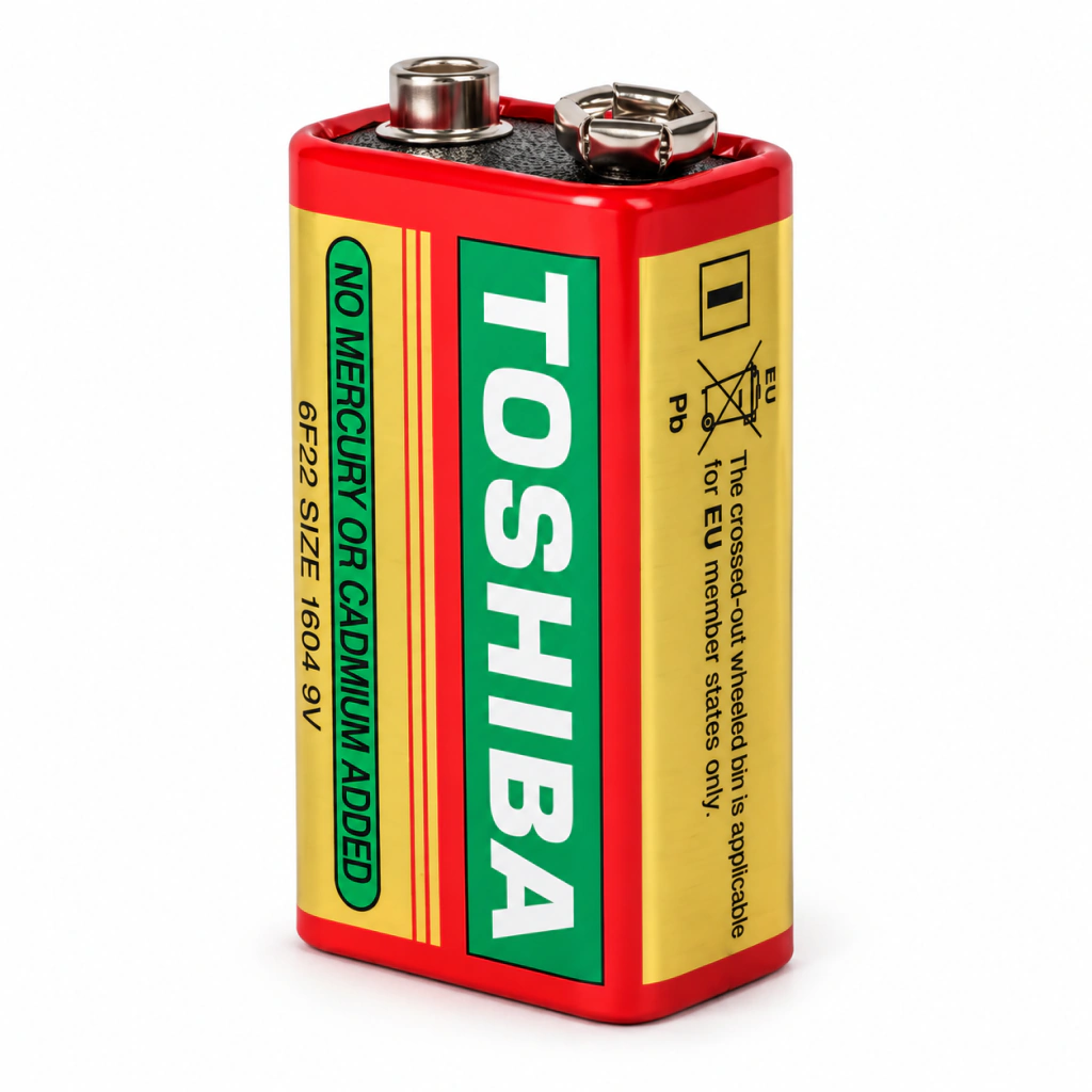 Pin vuông 9V Toshiba 6F22KG
